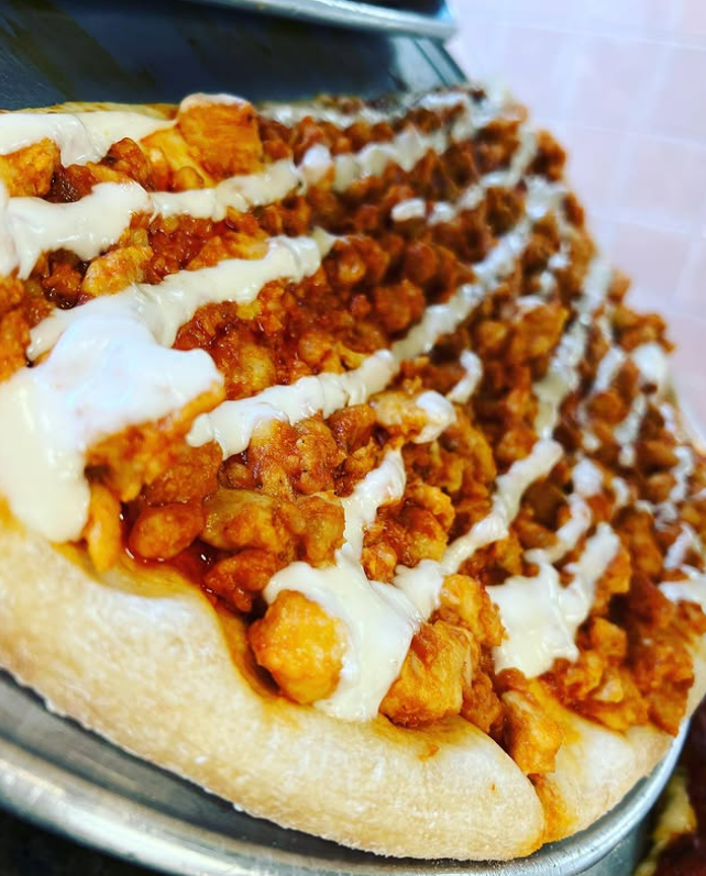 Buffalo chicken pizza